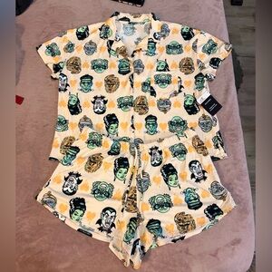 Womens Monsters PJ set NEW tiktok viral